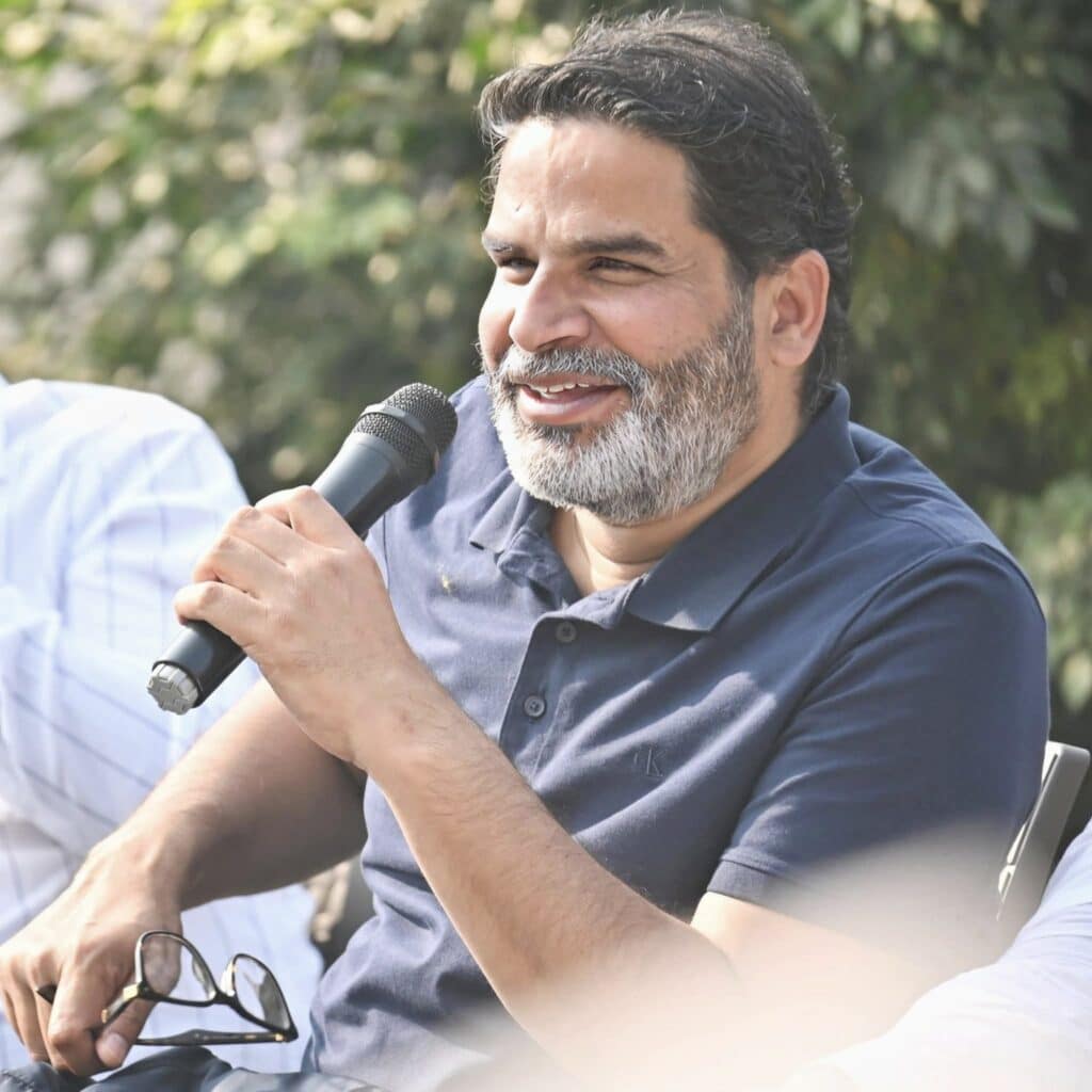 Shilpi Gautam Murder Case Sparks Political Clash: Prashant Kishor Accuses Samrat Chaudhary, Promises to Lift Liquor Ban 1 Prashant Kishor addressing media during Bihar elections, attacking BJP and promising to end liquor ban