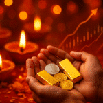 Home 19 Dhanteras 2025 gold and silver jewellery with festive decorations and car showroom discounts