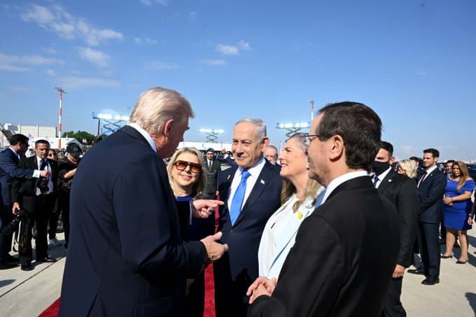 Trump Israel Visit: Historic Ceasefire and Hostage Release 3 Trump arrives in Israel for Hamas hostage release and Middle East peace summit