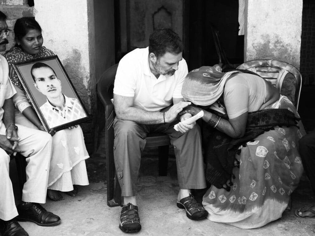 Rahul Gandhi Meets Dalit Family in UP Lynching Case 2025 5 Rahul Gandhi meets Dalit family in UP lynching case, vows justice