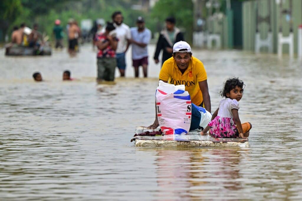 Cyclone Ditwah: Sri Lanka Devastated as Death Toll Crosses 330 and India Launches Operation Sagar Bandhu 5 Cyclone Ditwah flooding destroys homes in Sri Lanka