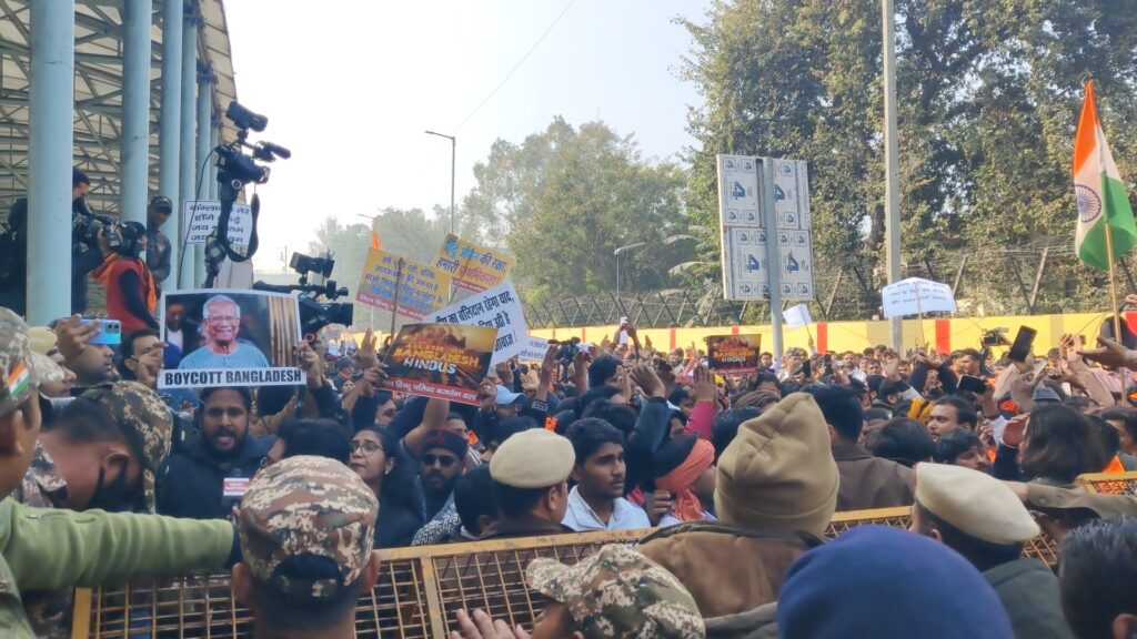 Mass Protests Rock South Asia After Lynching in Bangladesh: “Justice for Dipu Chandra Das” Becomes a Rallying Cry 1 Protesters demonstrate in Delhi over Bangladesh lynching case