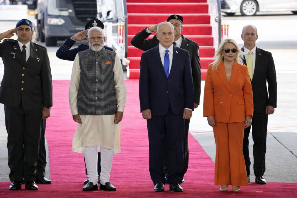 Modi Israel Visit: Historic Defence Boost and Gaza Talks Mark Strategic Shift 2 Modi meets Netanyahu during Israel visit