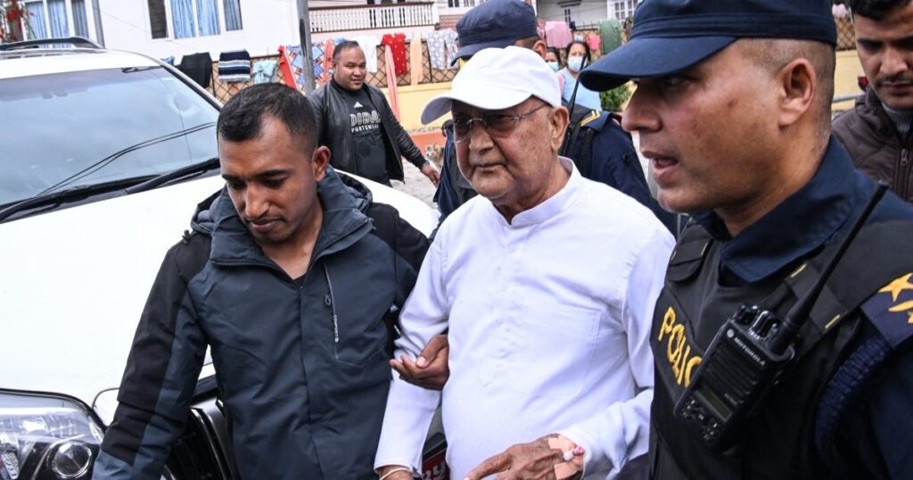 Nepal Arrests Former PM K. P. Sharma Oli, Minister Over Gen Z Protest Deaths 1 Nepal former PM K P Sharma Oli arrested over Gen Z protest deaths