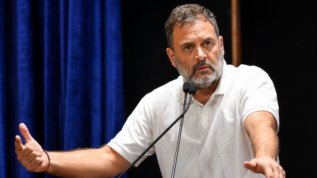 Rahul Gandhi Warns of ‘Economic Storm’, Targets Modi Over Fuel Price Hike 1 Rahul Gandhi attacks Modi over economy