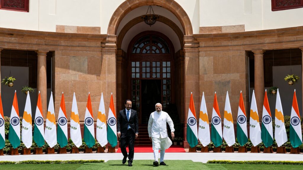 India, Cyprus Sign Six Key Deals as Strategic Partnership Expands Defence, Trade and Maritime Cooperation 1 Cyprus President meets PM Modi in New Delhi