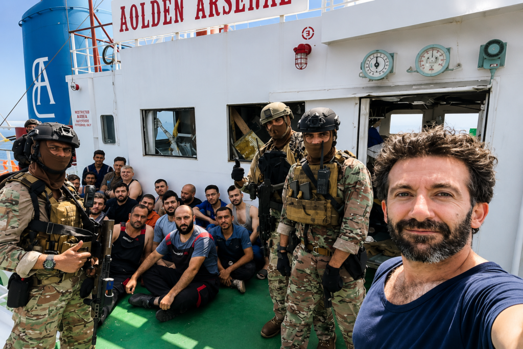 Indian Navy Blocks Pirate Assault on MV Golden Arsenal in Gulf of Aden, Secures India-Bound Strategic Cargo 1 Indian Navy INS Trikand during anti-piracy operation near Aden in Gulf of Aden