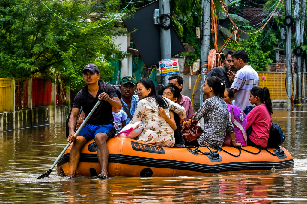 Assam Floods 2026: Death Toll Steady at 68 as Over 5 Lakh People Remain Affected 1 Assam floods rescue operation in Sivasagar