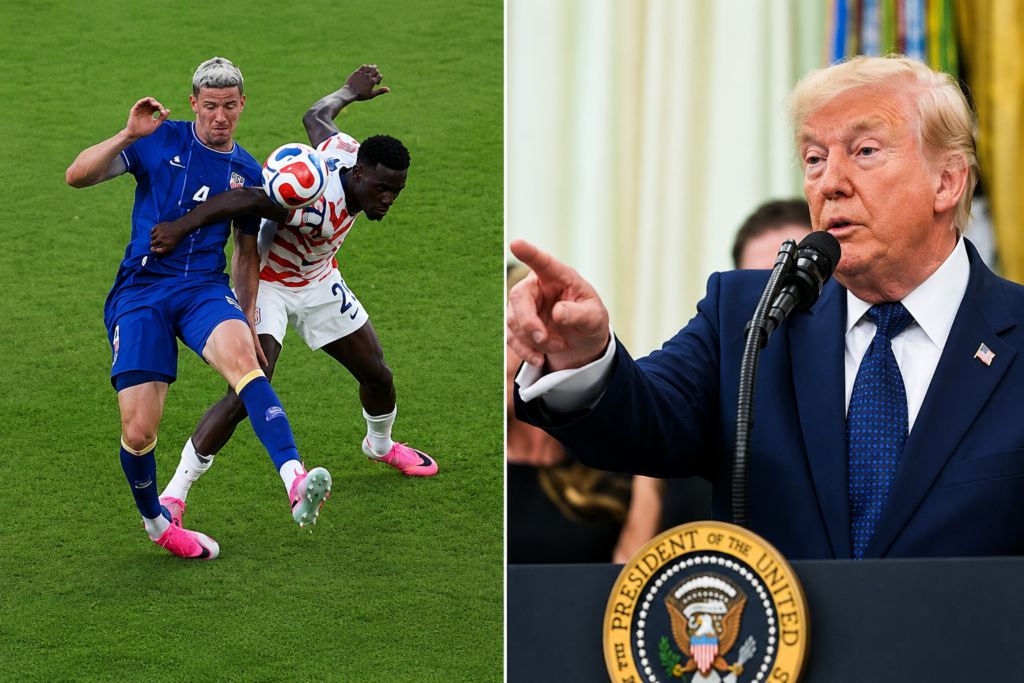 FIFA Under Fire After Trump Seeks Review of Balogun Red Card 1 FIFA reviews Folarin Balogun's World Cup red card suspension
